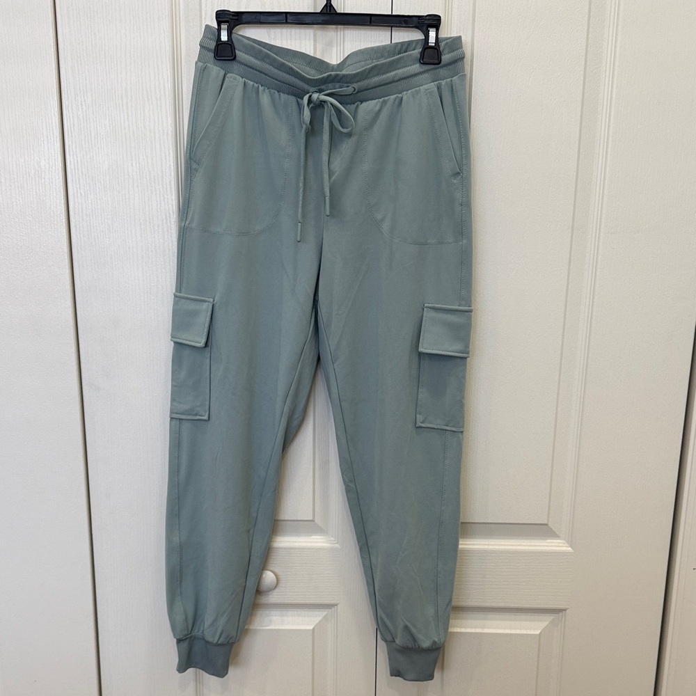 Rachel Zoe Sage Green Cargo Jogger Leggings